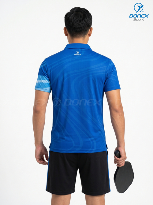 Áo thể thao nam MC-9166-04-01 Xanh bích phối trắng